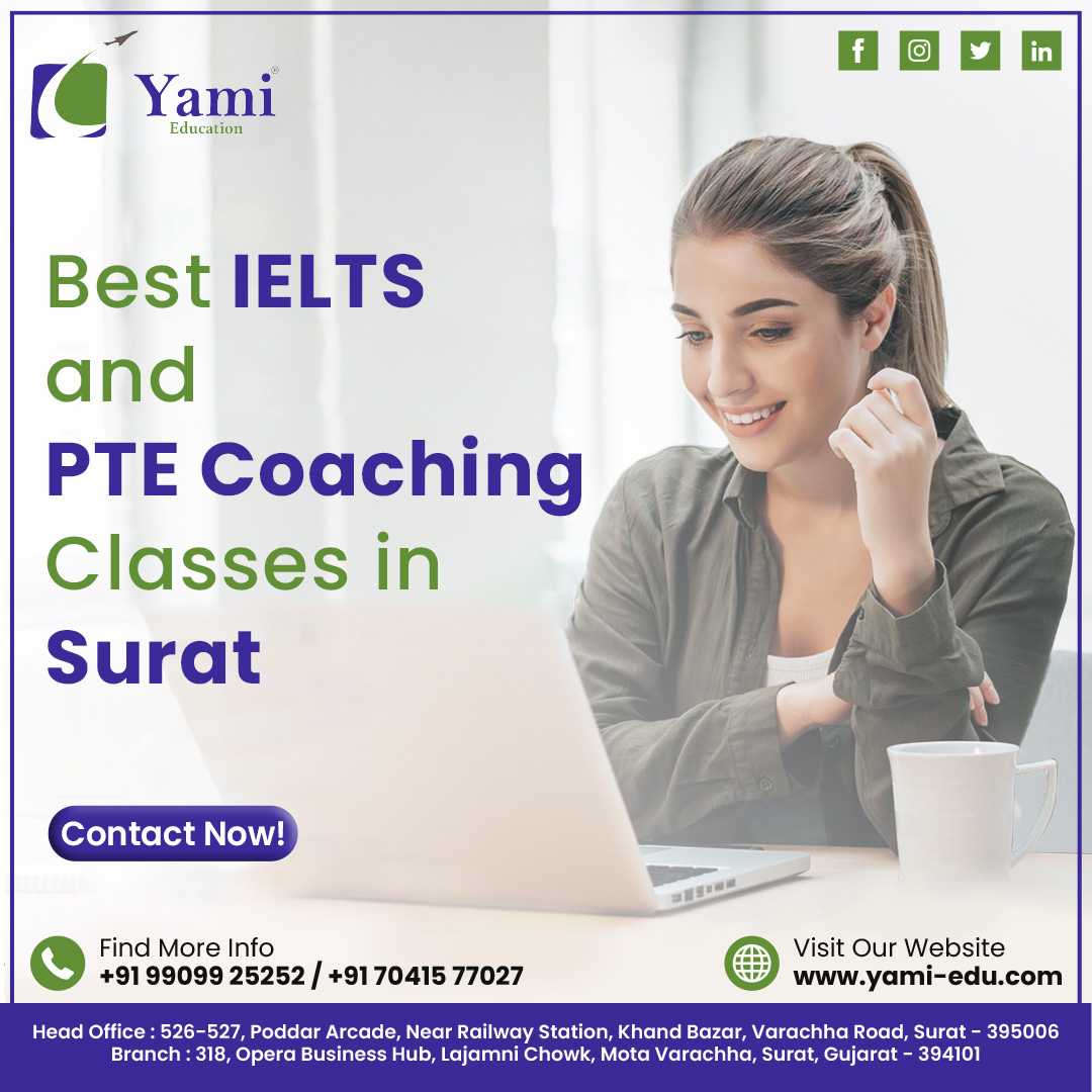 Best IELTS and PTE Coaching Classes in Surat